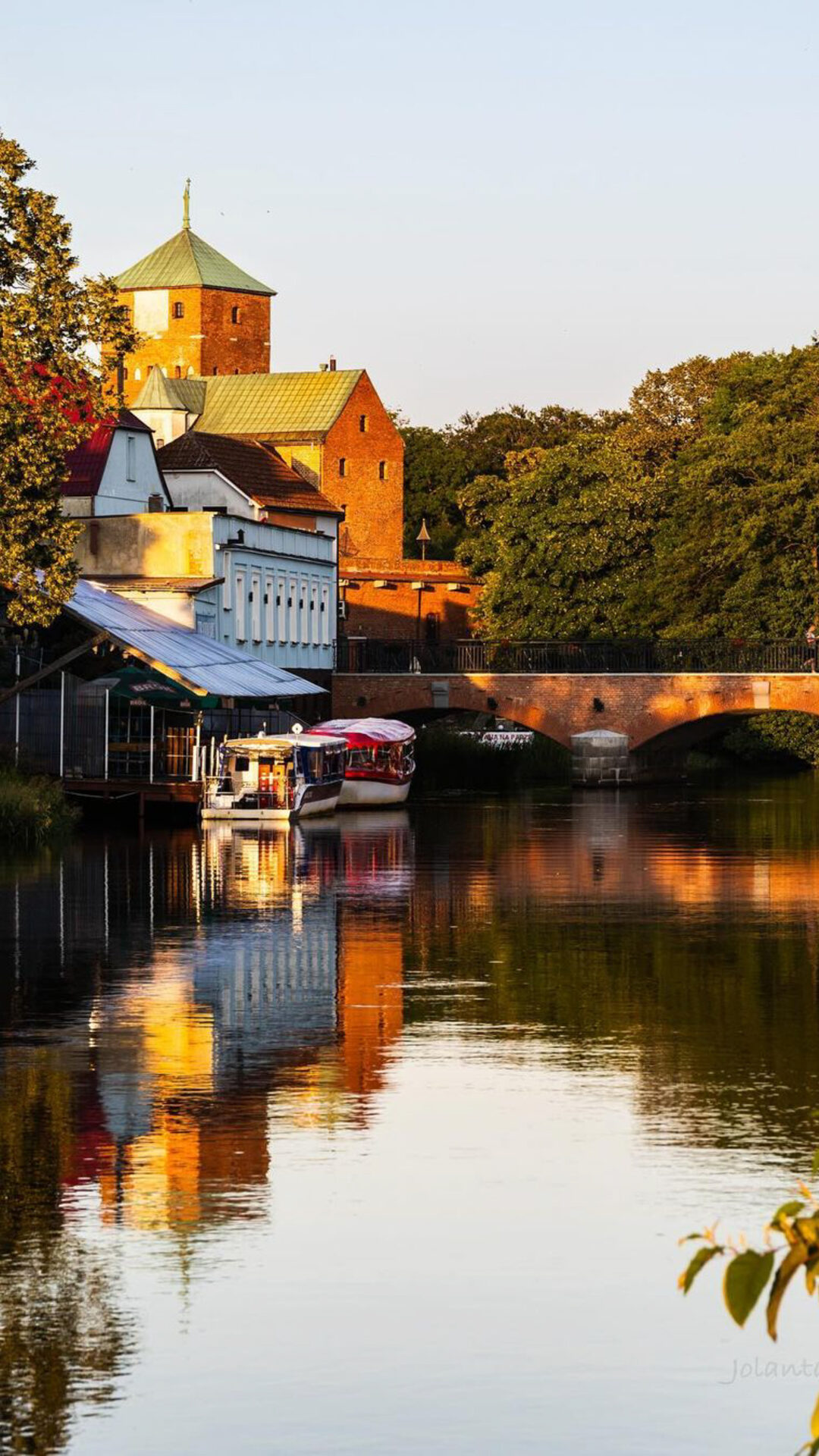 Zachód słońca nad Bałtykiem w Darłowie
