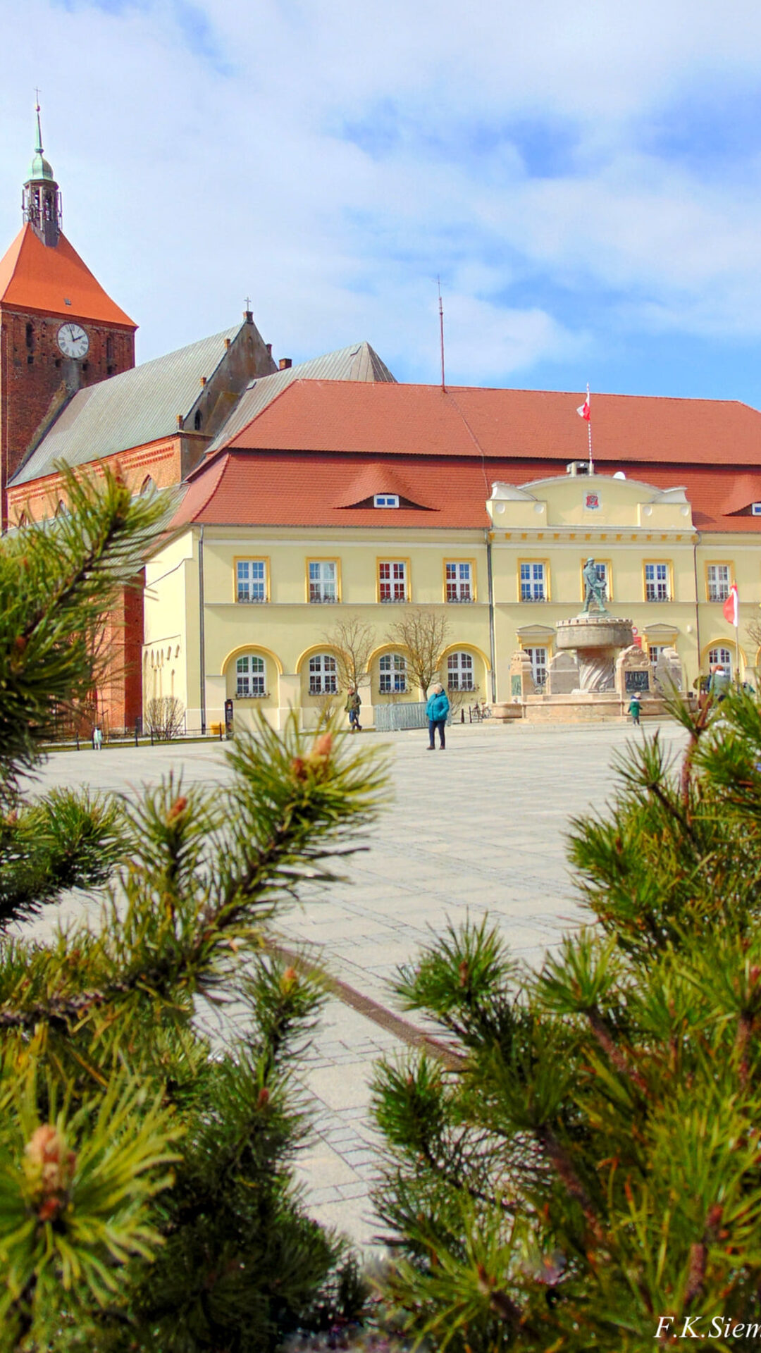 Zachód słońca nad Bałtykiem w Darłowie